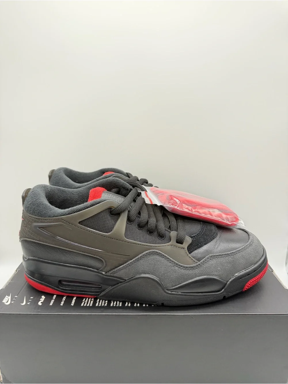 Nike Air Jordan 4 RM Black Varsity Red FQ7939-060 Men’s Size 11